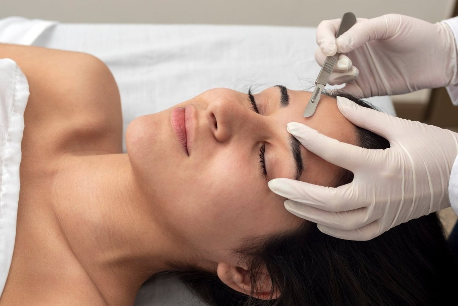 Dermaplaning treatment
